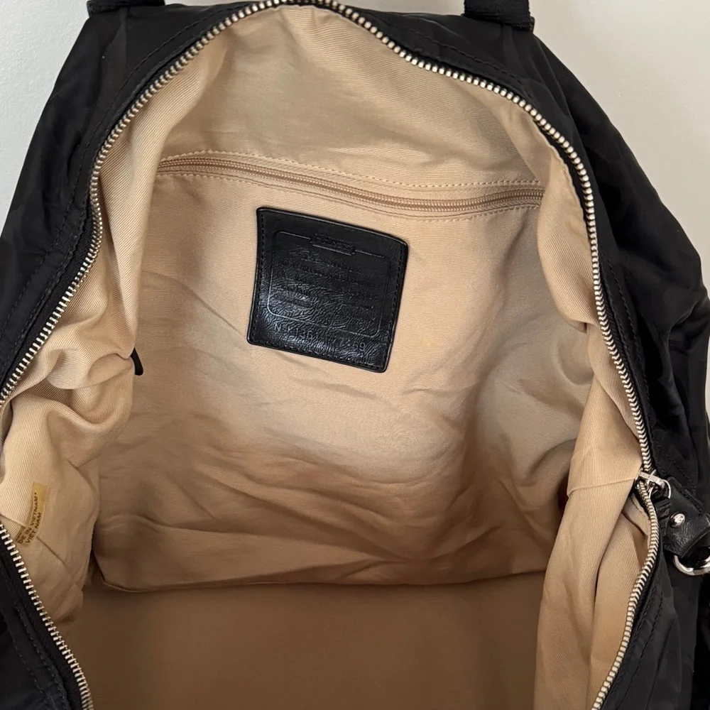 Coach Black Travel Weekender Bag - Picture 6 of 8